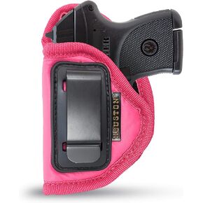 IWB Gun Holster for Women S&W Bodyguard, Taurus TCP, Sig P238, Jimenez JA, PPK .380, Ruger LCP II Holster Color Pink Woman Gun Holsters - Soft by Houston