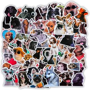 100 Pcs Cute Pet Dog Stickers Waterproof Puppy Stickers Funny Animals Sticker Vinyl Decal for Journaling Laptop Scrapbook Water Bottles Phone Caps for Adults Teens Gift(100)