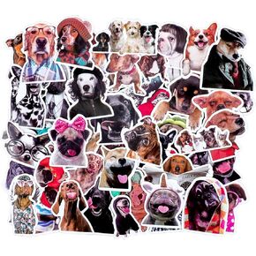100 Pcs Cute Pet Dog Stickers Waterproof Puppy Stickers Funny Animals Sticker Vinyl Decal for Journaling Laptop Scrapbook Water Bottles Phone Caps for Adults Teens Gift(100)