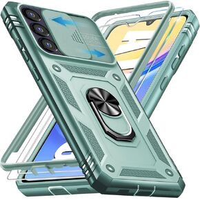 for Samsung Galaxy S25 Ultra 5G Phone Case,[20 FT Military Grade Drop Protection] [2 X Glass Screen Protector + Slide Camera Cover] Shockproof Protective Cases for Samsung S 25 Ultra,Rose gold in Kuwait