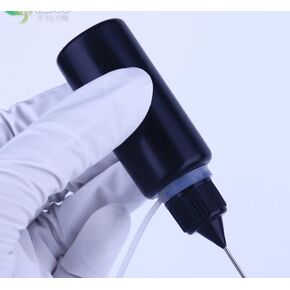 6-Pack Oil Bottles Applicator Black (1 OZ) Needle Oiler Precision Gun Oil Bottle with Stainless Needle Tip & 2-Pack Filter Cup Black
