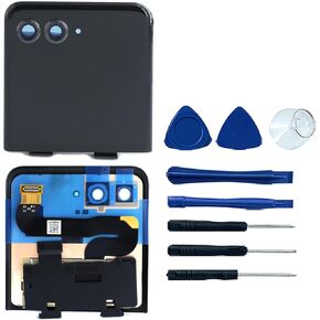 for Motorola Moto Razr 2024/Razr 50 XT2453-3 Flip Front LCD Display Touch Screen Digitizer Assembly Replacement