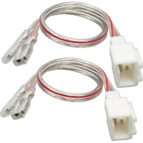 Nulth Front Door Speaker Wiring Harness Adapter Replacement for Hyundai Accent/Azera/Tucson 2005-2021 DashTweeter Speaker Connector Plug Cable Plug, 2PC