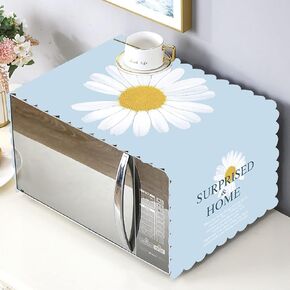Cyrank Microwave Oven Cover Dust Oil Proof Cute Pattern Machine Protector Decorative Kitchen Appliance Cover Nordic Style Simple Parts, 13.8 x 39.4in (06)