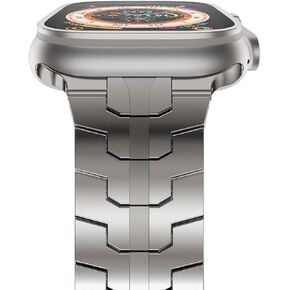 NewWays Grade 2 Titanium Band Compatible with Apple Watch Band for Men Ultra Ultra2 49mm 46mm 45mm 44mm
