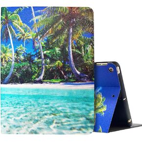 Rouceyxin Case for iPad 9th Generation, PU Leather Cover fit iPad 9th/8th/7th Generation Case, Multi-Angle Viewing Stand 10.2 Inch 2021 2020 2019 Tablet with Auto Sleep Wake (Hummingbird Flower)
