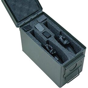 Case Club 2 Pistol Holder .50 Cal Ammo Can Foam (Pre-Cut, Closed Cell, Military Grade Foam)
