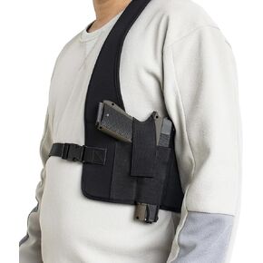 Chest Holster,Universal Shoulder Holster for Men（Right Hand）- Comfortable & Adjustable Shoulder Holsters for Pistol,Shoulder Gun Holster,Fits Glock,M&P, Ruger, Sig Sauer & More