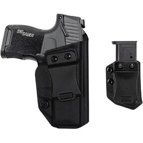Sig P365 IWB Holster Right Hand Fits Sig Sauer P365 / P365 SAS / P365X Pistol Holster & Universal 9mm/.357 Sig/.40 Double Stack Mag Carrier IWB/OWB Magazine Holster