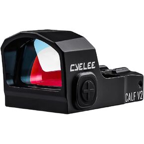 Cyelee Shake Awake Micro Red Dot Sight for Pistols, 3 MOA Reflex Sight, Fits Doctor Cuts(Calf V2)