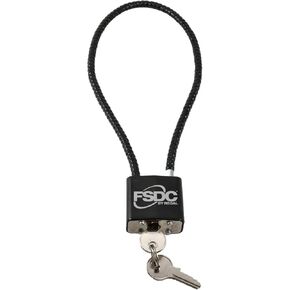 (Firearm Safety Devices - FSDC-CL1020RKD 15" Gun Cable Lock with 2 Keys - California DOJ Approved Lock - Scratch-Resistant Plastic Body & Cable Cover