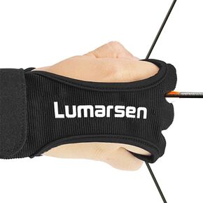Archery Gloves Shooting Hunting Leather Three Finger Protector for Youth Adult Beginner