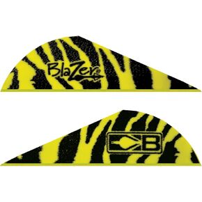 Bohning Blazer Tiger Archery Vane (100-Pack), Yellow