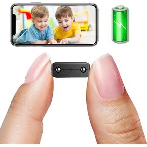 Smallest Wireless WiFi Battery Camera,HD1080P Security Camera,Portable Vdeo Surveillance,Baby Monitor with Night Vision,Motion Detection,Cloud Storage,Remote Viewing for Security with iOS Android APP