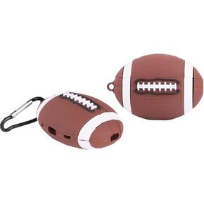 Silicone Case for Airpods Pro 2nd Generation, Cute Cartoon Skin Design Charging Earbuds Case Protective Cover Compatible for Airpods pro 2 Case 2022, with Keychain (Rugby)