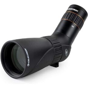 Celestron – Hummingbird 56mm Angled Spotting Scope – Ultra Portable Micro Spotting Scope – 9-27x Zoom Eyepiece – Fully Multi-coated and ED Glass Optics – Rubber Armored – Tripod Adaptable