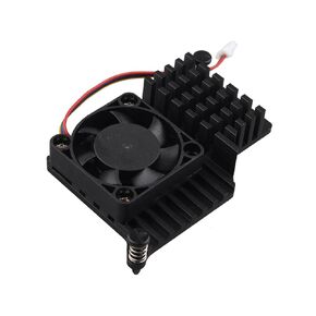 Generic ZDE Aluminum Active Cooler for Raspberry Pi 5 Armor Lite V5 Cooler with PWM Heatsink Cooling Fan for Raspberry Pi 5 4GB/8GB, black, ZP520