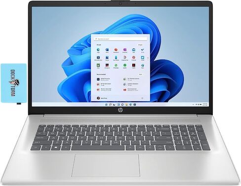HP 17-cn0003dx Home & Business Laptop (Intel i3-1125G4 4-Core, 32GB RAM, 1TB PCIe SSD, Intel UHD, 17.3" 60 Hz HD+ (1600x900), WiFi, Bluetooth, Webcam, Win 11 Home S-Mode) Bundle w/DKZ hub in Saudi Arabia