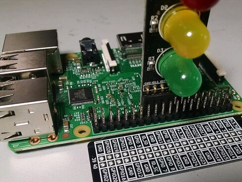 Low Voltage Labs – Pi Traffic Light and GPIO Plus Reference Board Combo Pack for The Raspberry Pi A+, B+, 2, 3, 3B+ and 4 in Saudi Arabia