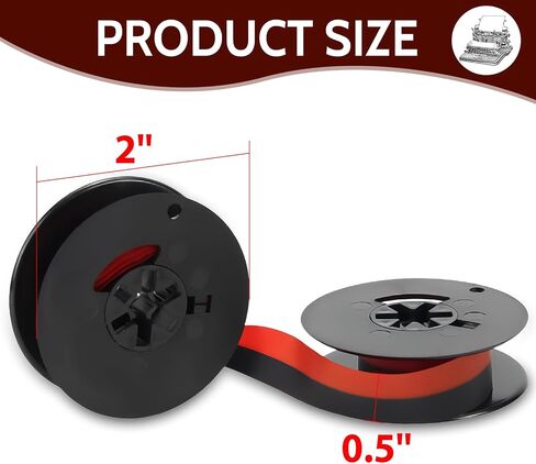 Universal Typewriter Ribbon Twin Spool Vintage Typewriters Ribbon Replacement Compatible with Most Typewriter in Kuwait