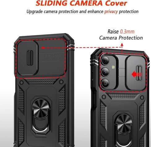 for Samsung Galaxy S25 Ultra 5G Phone Case,[20 FT Military Grade Drop Protection] [2 X Glass Screen Protector + Slide Camera Cover] Shockproof Protective Cases for Samsung S 25 Ultra,Rose gold in Saudi Arabia