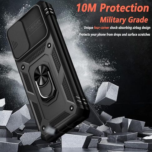 for Samsung Galaxy S25 Ultra 5G Phone Case,[20 FT Military Grade Drop Protection] [2 X Glass Screen Protector + Slide Camera Cover] Shockproof Protective Cases for Samsung S 25 Ultra,Rose gold in Saudi Arabia