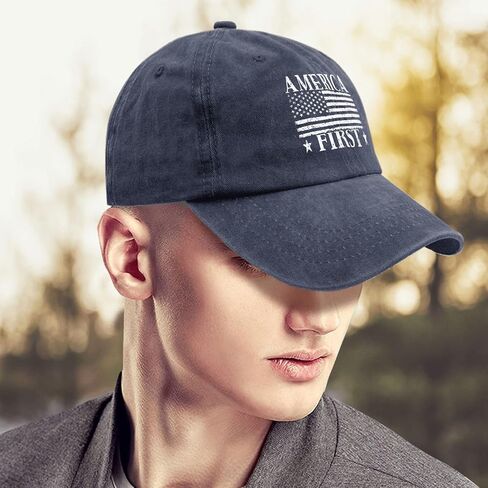 America Baseball Cap Blue Hat Pigment Black Womens Trucker Hat Gifts for Daughter Outdoor Caps in Saudi Arabia