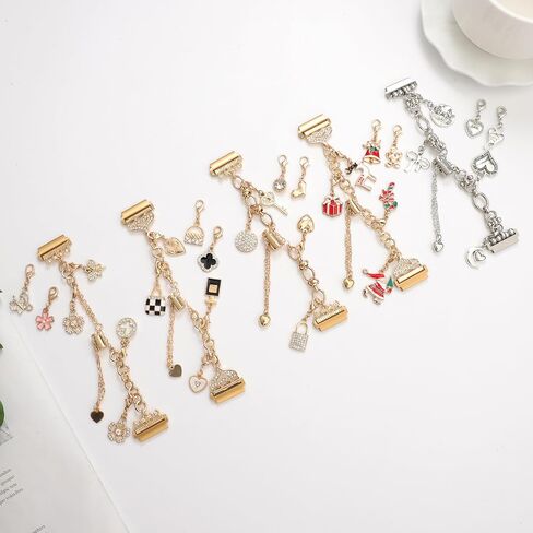 PENKEY Metal Band Compatible with Samsung Galaxy Watch 7 6 5 4 FE 40mm 44mm, Bling Bracelet Charms Dressy Pendants Straps for Samsung Watch 6 4 Classic 47mm 43mm 42mm 46mm/Watch 5 Pro 45mm in Saudi Arabia