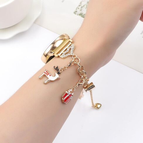 PENKEY Metal Band Compatible with Samsung Galaxy Watch 7 6 5 4 FE 40mm 44mm, Bling Bracelet Charms Dressy Pendants Straps for Samsung Watch 6 4 Classic 47mm 43mm 42mm 46mm/Watch 5 Pro 45mm in Saudi Arabia
