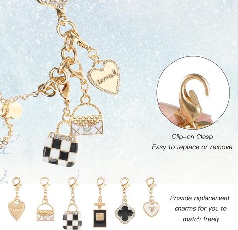 PENKEY Metal Band Compatible with Samsung Galaxy Watch 7 6 5 4 FE 40mm 44mm, Bling Bracelet Charms Dressy Pendants Straps for Samsung Watch 6 4 Classic 47mm 43mm 42mm 46mm/Watch 5 Pro 45mm in Saudi Arabia