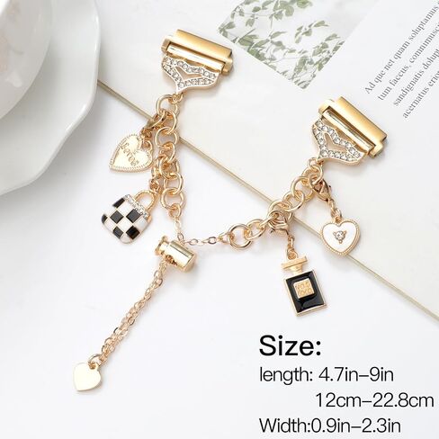 PENKEY Metal Band Compatible with Samsung Galaxy Watch 7 6 5 4 FE 40mm 44mm, Bling Bracelet Charms Dressy Pendants Straps for Samsung Watch 6 4 Classic 47mm 43mm 42mm 46mm/Watch 5 Pro 45mm in Saudi Arabia