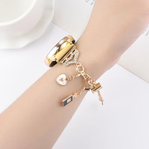 PENKEY Metal Band Compatible with Samsung Galaxy Watch 7 6 5 4 FE 40mm 44mm, Bling Bracelet Charms Dressy Pendants Straps for Samsung Watch 6 4 Classic 47mm 43mm 42mm 46mm/Watch 5 Pro 45mm in Saudi Arabia