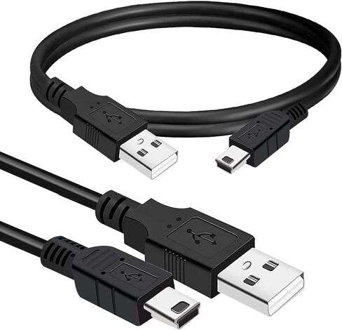 BRENDAZ Mini USB Cable 15ft., Durable USB Mini to USB Charging Cord & Data Transfer Compatible with GoPro HERO4 Hero 3+, Garmin GPS, TI-84 Plus, TI84 Calculator, Dash Cam, DSLR Camera, USB Mic. in Kuwait
