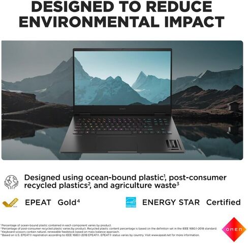 HP OMEN 16 16.1" FHD 165Hz Gaming Laptop (Intel 13th Gen Core i7-13620H, 32G DDR5 RAM, 1TB SSD, Geforce RTX 4060 8GB) Backlit Gaming Laptop, WiFi 6E, IST Hub, Win11 Home, 2024, Black in Saudi Arabia