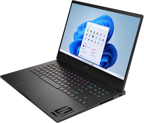 كمبيوتر محمول للألعاب HP OMEN 16 مقاس 16.1 بوصة FHD 165 هرتز (Intel الجيل الثالث عشر Core i7-13620H، ذاكرة الوصول العشوائي DDR5 32 جيجا، 1 تيرابايت SSD، Geforce RTX 4060 8 جيجابايت) كمبيوتر محمول للألعاب بإضاءة خلفية، WiFi 6E، IST Hub، Win11 Home، 2024، أ in Saudi Arabia