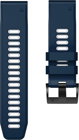 ANCOOL Fenix 6 Watch Band/Fenix 7 Watch Band/Fenix 5 Band 22mm Silicone Watch Band Replacement for Fenix 6 Pro/Fenix 5 Plus/Fenix 7 Pro(Dark Blue-White) in Saudi Arabia
