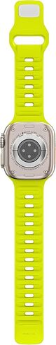 UC1 Sport Band for Apple Watch Bands Ultra 2 49mm, Series 10 46mm, 9 8 7 45mm 41mm, SE 6 5 4 44mm 40mm, 3 2 1 42mm 38mm Men Women iWatch, Strap Silicone, Fluoroscent Yellow in Saudi Arabia