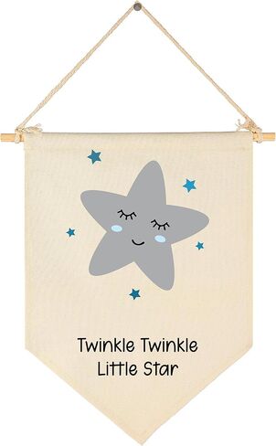 I Love You to the Moon-Flag Sign Gifts for Baby Newborn Boys Girls Kids-Banner Wall Decor Gifts for Nursery Bedroom Playroom Front Door-Baby Gift Shower-New Home Gift-Birthday Christmas Gift in Saudi Arabia
