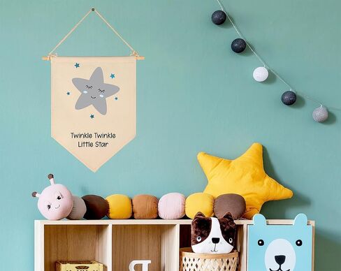 I Love You to the Moon-Flag Sign Gifts for Baby Newborn Boys Girls Kids-Banner Wall Decor Gifts for Nursery Bedroom Playroom Front Door-Baby Gift Shower-New Home Gift-Birthday Christmas Gift in Saudi Arabia