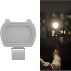 CAPART Fill Light for DJI Handheld Gimbal Stabilizer and Camera, Like DJI Pocket 3 2, DJI OSMO Mobile 6 OM 5 OM SE OM 4 SE and Insta360 Flow, Magnetic Mount 3 Optional Color Temperatures
