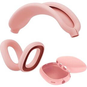 Silicon Case Compatible with AirPods Max, Overhead Cover | Earcup Cover | Ear Pad Cover Cases (White)