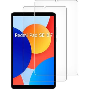 (2 Pack) Designed for Xiaomi Redmi Pad SE 8.7" Screen Protector Tempered Glass, Anti Scratch, Bubble Free