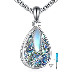 ONEFINITY Tree of Life Urn Necklaces for Ashes 925 Sterling Silver Tree of Life Crystal Cremation Jewelry for Ashes Memory Jewelry for Women Men