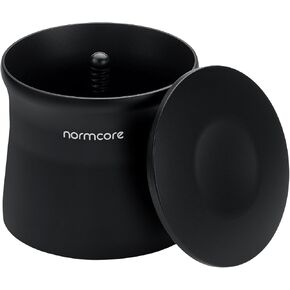 Normcore 58mm Magnetic Dosing Cup, Espresso Portafilter Dosing Cup, Barista Coffee Grinder Dosing Tools Fit 58mm Portafilter Basket, Matte Black Anodized Aluminum