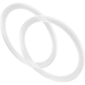Unifizz 2Pcs Car Speaker Spacer Ring Acrylic Transparent Mounting Spacer Plate 146mm ID for 6.5 Inch