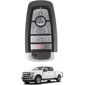 Key Fob Remote Transmitter Keyless Entry Remote Control Replacement Compatible with 2017-2022 Ford F-150 F-250 F-350 F-450 F-550 Bronco 5Buttons FCC:M3N-A2C93142600 Replaces 164-R8166