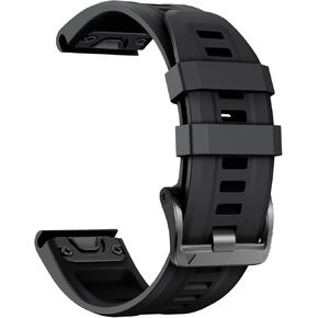 Compatible with Garmin Fenix 5/Fenix 7 Band, 22mm Quick Release Silicone Watch Band Replacement for Fenix 6/Fenix 7 Pro/Fenix 5 Plus/Forerunner 965/955/945/935/Instinct 2
