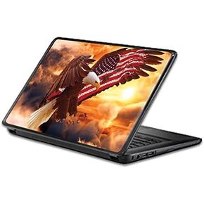 Universal 13" Laptop Skin - Bald Eagle | Protective, Durable, and Unique Vinyl Decal wrap Cover | Easy to Apply, Remove, and Change Styles | Made in The USA