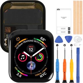 (40mm) Screen Replacement for Apple Watch Series 4- LCD Display for Watch Series4 Screen Touch Digitizer Assembly with Repair Tools(Black)