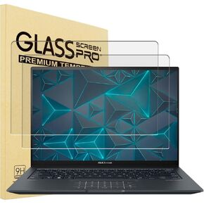 i-Tensodo 2 Pack 14.5 Inch Tempered Glass Screen Protector for ASUS ZenBook 14X OLED 14.5" | ZenBook 14X 14.5 & Vivobook S 14X OLED 14.5" Laptop, HD Clear, 9H